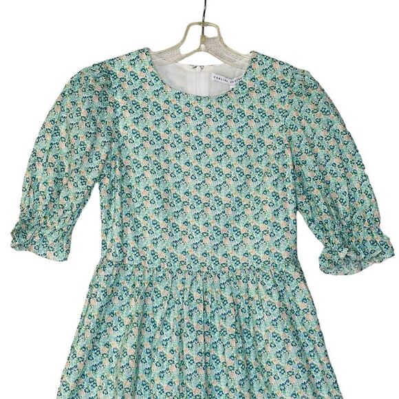 English Factory Blue Floral Fleming Dress| Size XS - Picture 7 of 8